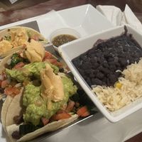 Vegan tacos  at Plaza Azteca in Kill Devil Hills