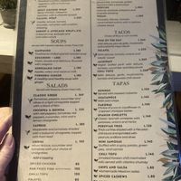 Menu 9/10/2022  at Seawiches Lounge Bar in Roatan