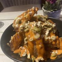 Peruvian fries tapas  at Seawiches Lounge Bar in Roatan