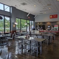 interior at Biscuits Cafe in Canby