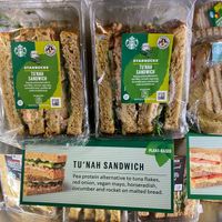 Tu’nah sandwich  at Starbucks in Birmingham