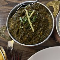 Saag bhaji   at Dilli Haat in Bournemouth