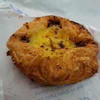 Vegan vanilla Danish pastry at LGW - Pure - Gatwick Airport - NT in Horley