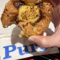 Vegan Danish pastry  at LGW - Pure - Gatwick Airport - NT in Horley