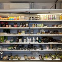 Nice selection of Booja Booja and Violife at Greenlands Health Foods in South East London