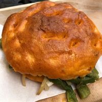 Panino con porri ravanelli mayo alla circuma  at Rosebymary in Milan