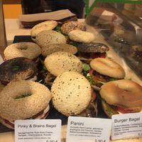 Great selection of bagels  at Goodies Berlin - Schivelbeiner Strasse 34 in Berlin