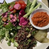 Special salad at River Green Restaurant in Norwich