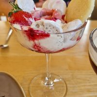Eton mess at River Green Restaurant in Norwich