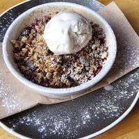 Crumble at River Green Restaurant in Norwich