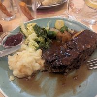 Nut roast! at River Green Restaurant in Norwich