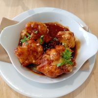 Starter - Cauliflower  Manchurian at River Green Restaurant in Norwich