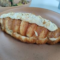 Almond cream croissant 😋 🥐 at Salt kafe in Antalya