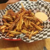 Fries with chipotle ranch at The Hogtown Vegan in Toronto