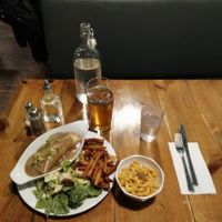 The unchicken pot pie (extra side of mac n cheeze if course)! Great dinner! Some of the best consistently amazing comfort food in the city. at The Hogtown Vegan in Toronto