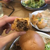 shiitake mushroom fritters  at Honest Burgers - Leicester Square in London