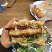 vegan buffalo chicken  at Honest Burgers - Leicester Square in London