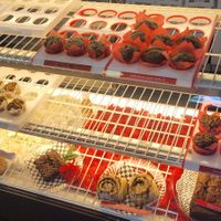 Bakery case at Beg Bakery in Scottsdale
