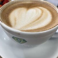 Oat lattee  at Vemillion in Basingstoke