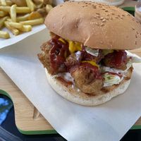 BBQ Burger  at Future Diner in Yerevan