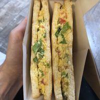 Chickpea club  at Future Diner in Yerevan