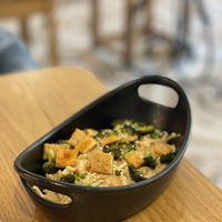 Thai peanut butter noodles  at Future Diner in Yerevan