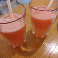 Grapefruit juice at Future Diner in Yerevan