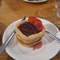 Pancakes at Future Diner in Yerevan