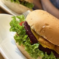 Hamburguesa doblee  at Future Diner in Yerevan