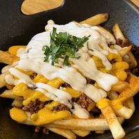 Patatas con soja  at Future Diner in Yerevan