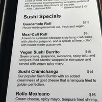 Specials at Sticky Rice in Baltimore