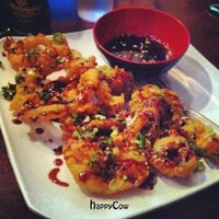 Tempura veggies! Pineapple, asparagus, mushroom, onion, broccoli  at Sticky Rice in Baltimore