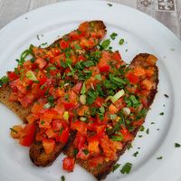 Franconian Bruschetta at Gasthaus Die Laus in Bayreuth