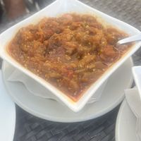 Eggplant tandoori   at Bombay Bistro in Rockville