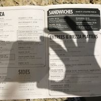 Lebanese Taverna menu  at Lebanese Taverna in Rockville