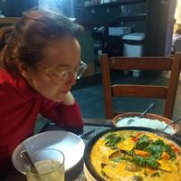 Huge (and delicious!) vegan moqueca. at Bar Zulu in Salvador