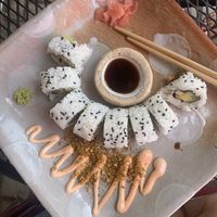 Sushi roll  at Black Barn Veganry in Yellow Springs