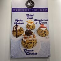 Cookie dough  at Cinnaholic in Calgary