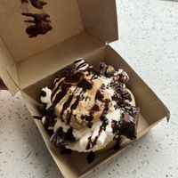 Mouse Tracks bun  at Cinnaholic in Calgary