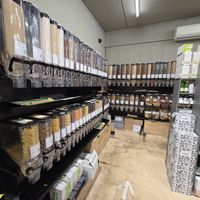 Dispensers at Natural Corner in Brussels