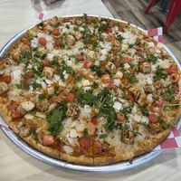 Vegan butter chickn pizza   at Pizza Twist in Sterling