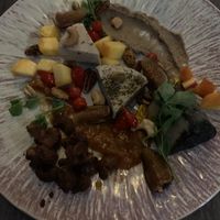 Vegan cheese plate   at Nightshade in Vancouver