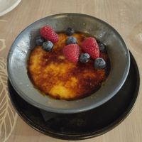 Yuzu Creme Brulee at Nightshade in Vancouver