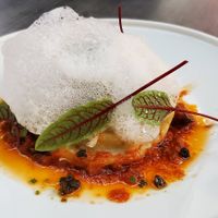 Ravioli. This was yummy. But it's more of an appy than a meal. at Nightshade in Vancouver