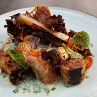 The sausage. Don't order this. at Nightshade in Vancouver