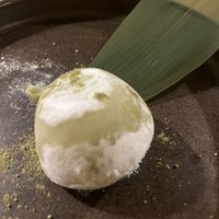 Mochi de matcha  at Unsushi in Valencia