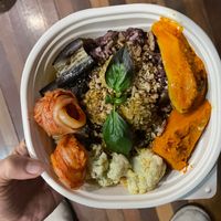 Omega 3 Power Bowl. A part of my meal plan from them. This was so good! The Thai Basil really complimented everything. And the pumpkin was perfect~ at Carrot & Cleaver  in Shanghai