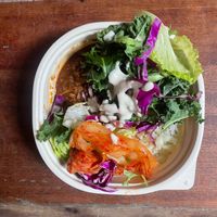 MG Chili Bowl over Cauliflower Rice. Was doing a carb cycling meal plan with them and this was really filling! at Carrot & Cleaver  in Shanghai