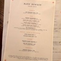 Vegan menu - ask for it! #Veganuary at Fatt Pundit - Covent Garden in London