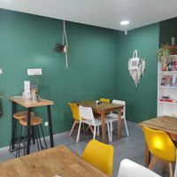 Inside at Paladares Vegan in Braga